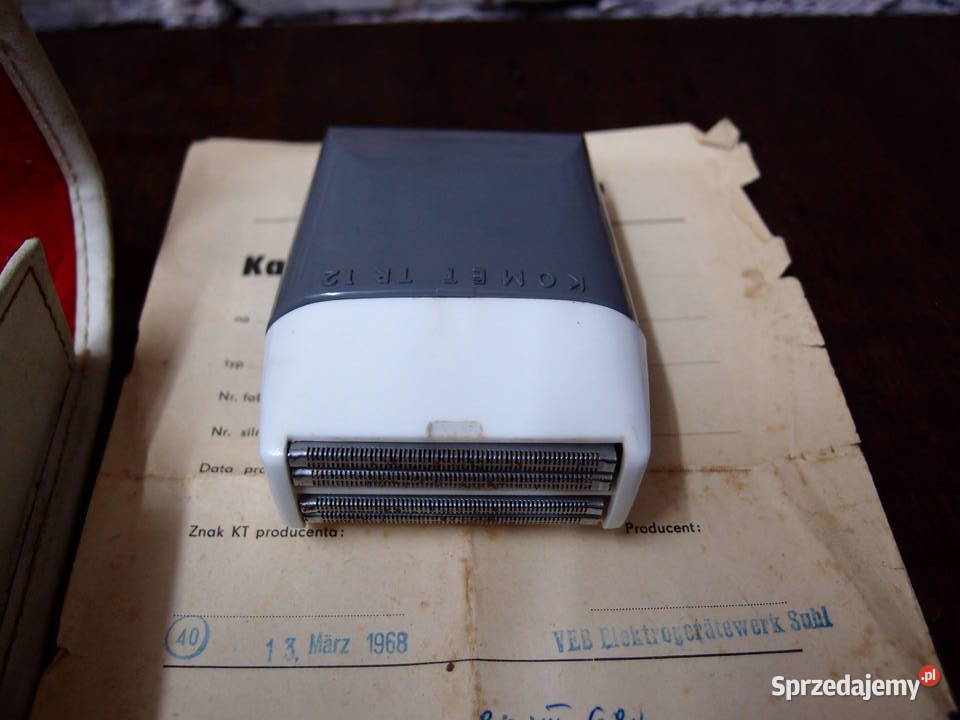 elektryczna maszynka do golenia Komet TR12 Prod Łódź sprzedam