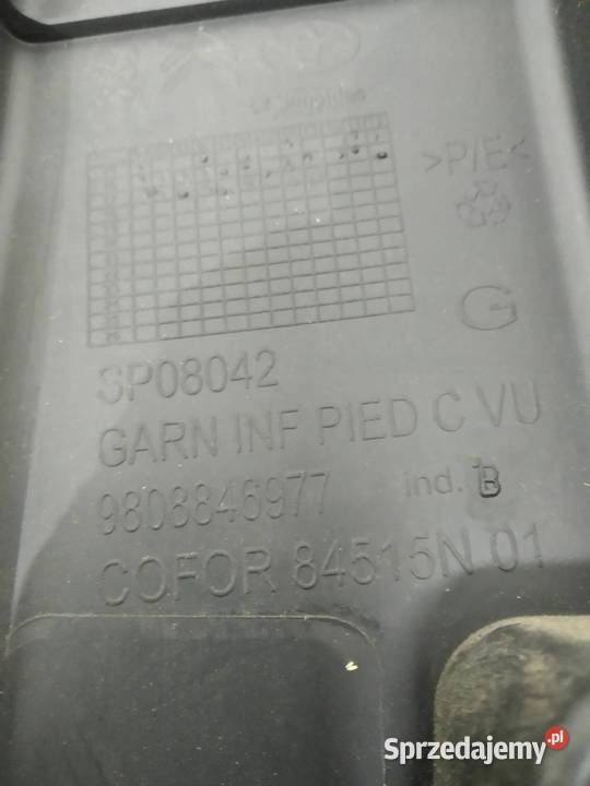 OSŁONA SŁUPKA C LEWA PRAWA DOLNA KOMPLET świętokrzyskie