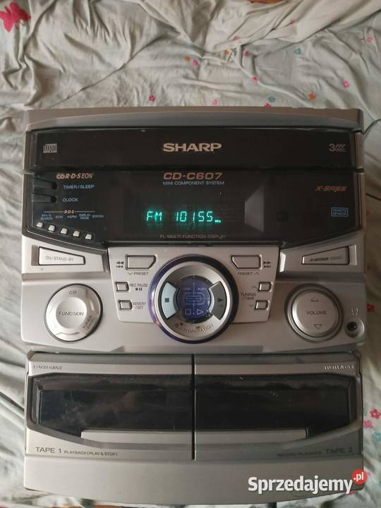 wieza sharp cdc607h radio cd kaseta dolnośląskie Legnica