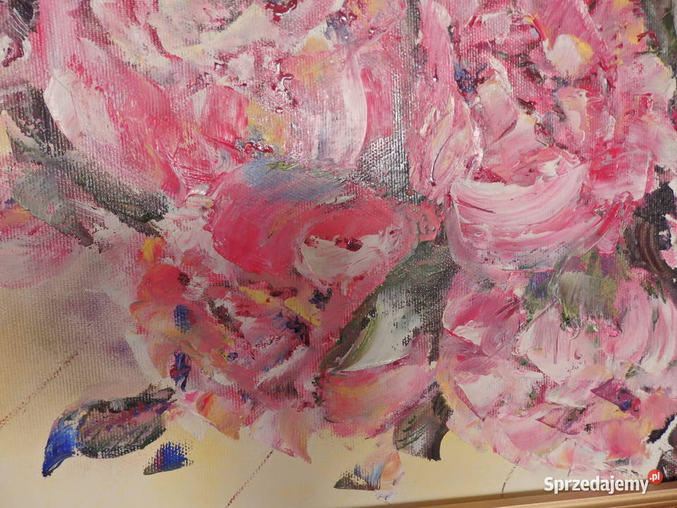 Obraz olejny PIWONIE PINK Grzechynia