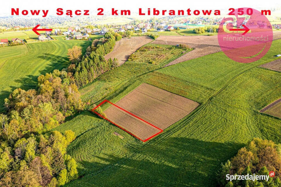 Działka rolna z możliwością Librantowa
