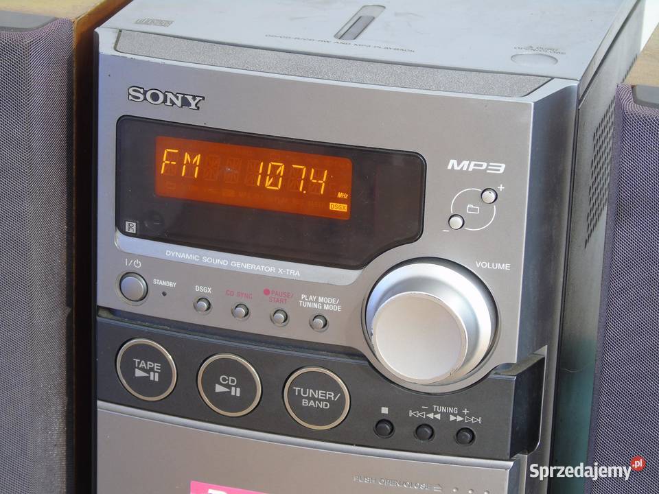 Wieża Sony z kol Radio CD AUX mag DOSTAWA Wieże i miniwieże Jasło