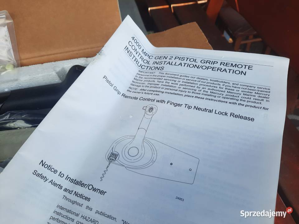 Mercury Mercruiser Manetka Boczna wpuszczana Giżycko