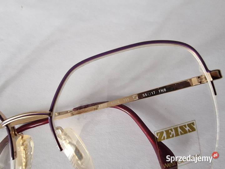 Oprawki okularowe ZEISS Germany FIOLETOWE Okulary Skierniewice