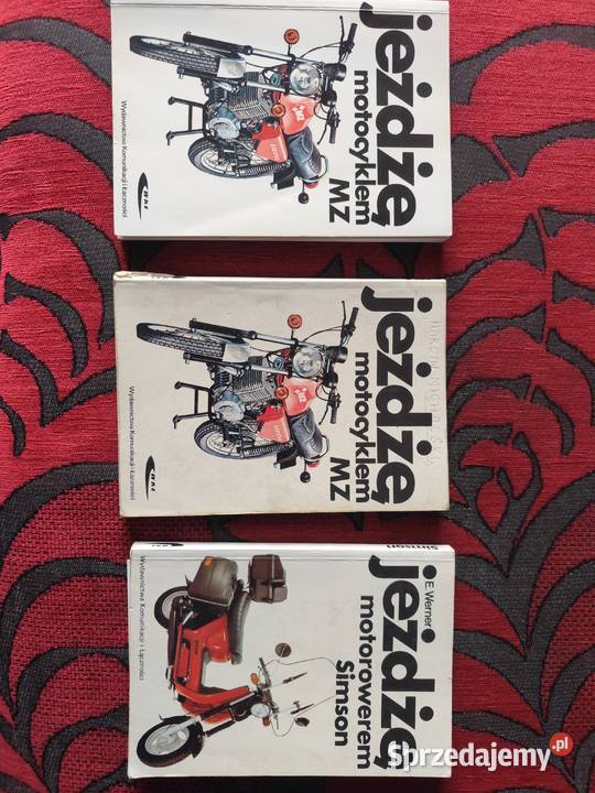 Książki Jeżdżę MZ jeżdżę Simson łódzkie Błaszki