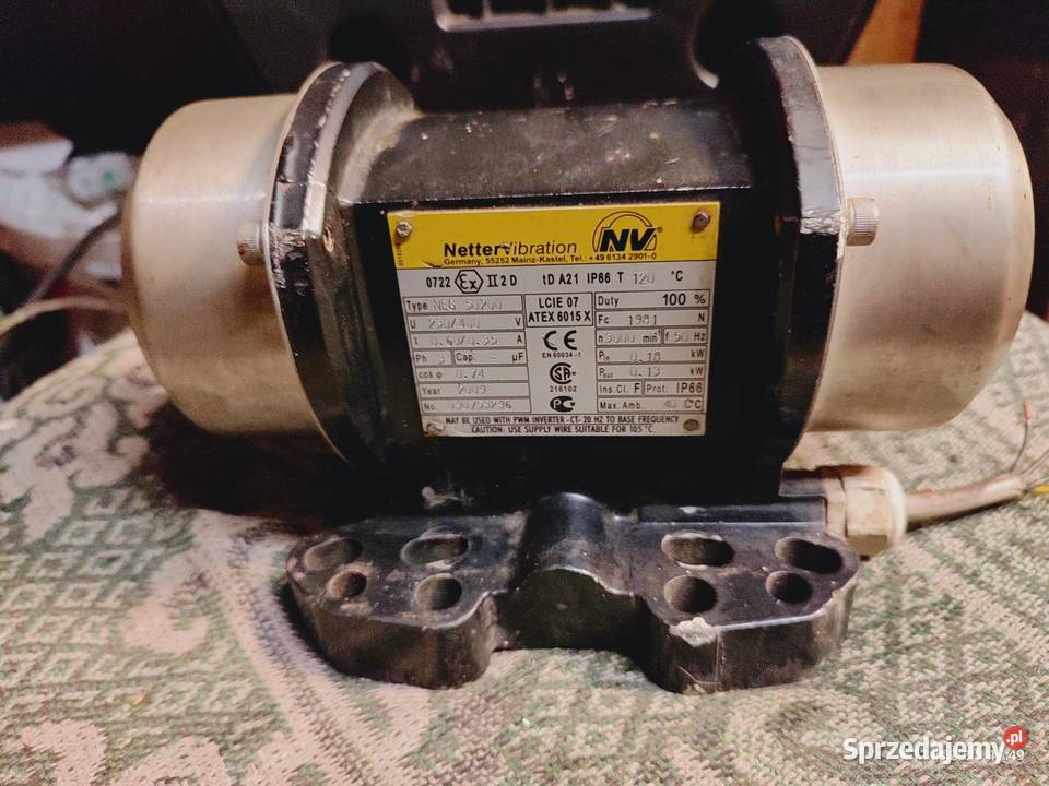 Silnik wibracyjny Netter 230400v pomorskie Trzebiatkowa