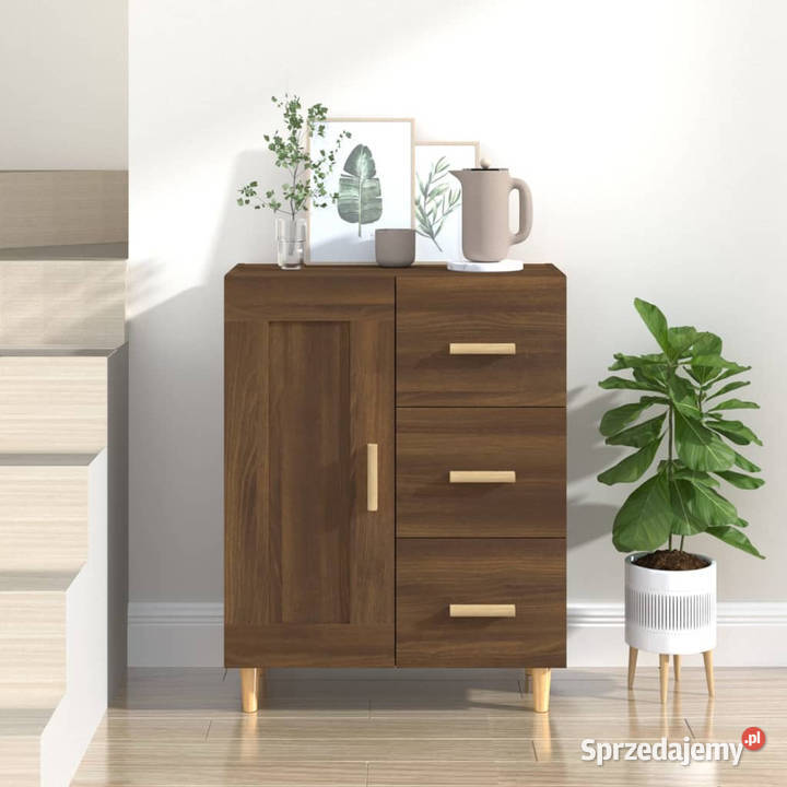 Komoda brązowy dąb 695x34x90 materiał Komody Warszawa sprzedam