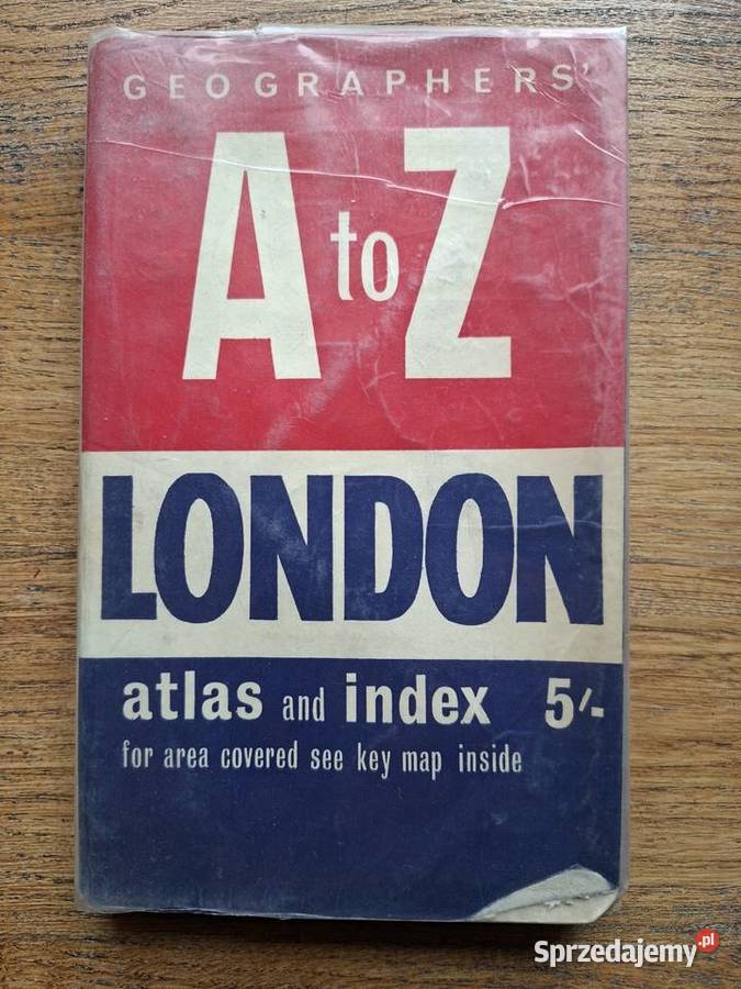 GeoGraphers A to Z London atlas and index j ang Kraków