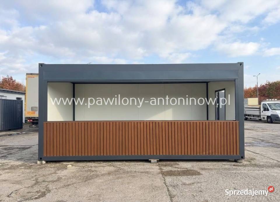 NOWY Pawilon Gastronomiczny Nowoczesny Kontener mazowieckie Warszawa