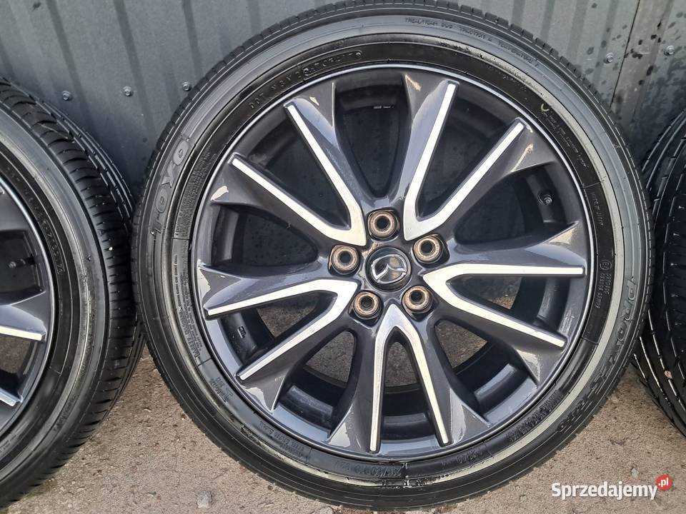 Koła Alufelgi Mazda CX 18 5x1143 Opony letnie łódzkie Rawa Mazowiecka