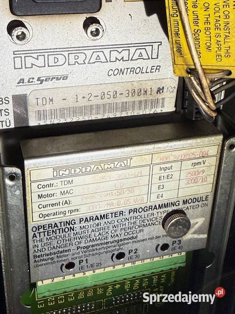napędy osi Indramat TDM Jastrząb