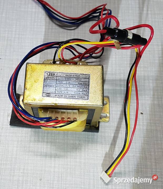 Transformator 230V5V8V19V21V trafo 6636618H Shen Legnica sprzedam