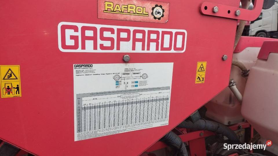 Siewnik GASPARDO 6rzędowy do kukurydzy