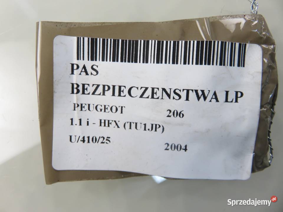 PAS LEWY PRZEDNI PEUGEOT 206 3D 96483378XX