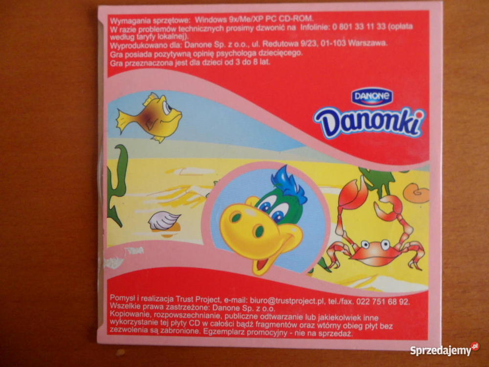 Przygody smoka Danonka Ostrów Wielkopolski sprzedam