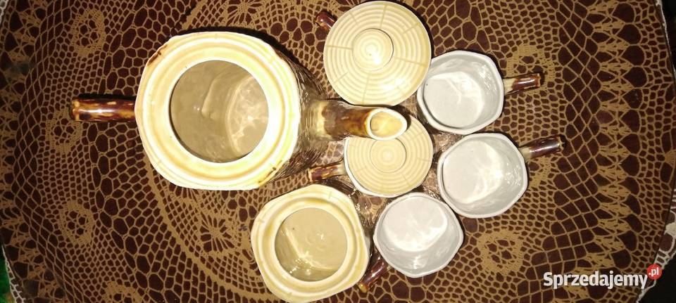 Ceramiczny zestaw do kawy Antyki, Sztuka, Kolekcje Sejny