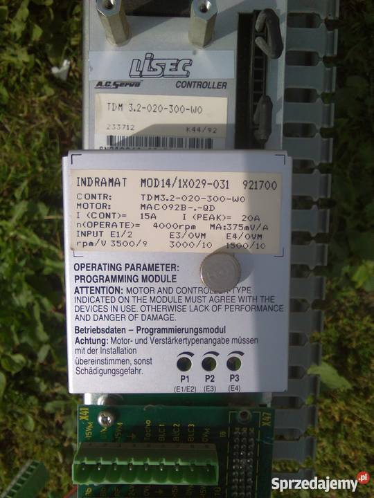 Falownik INDRAMAT SERVO TDM 32020300W0 wielkopolskie Poznań