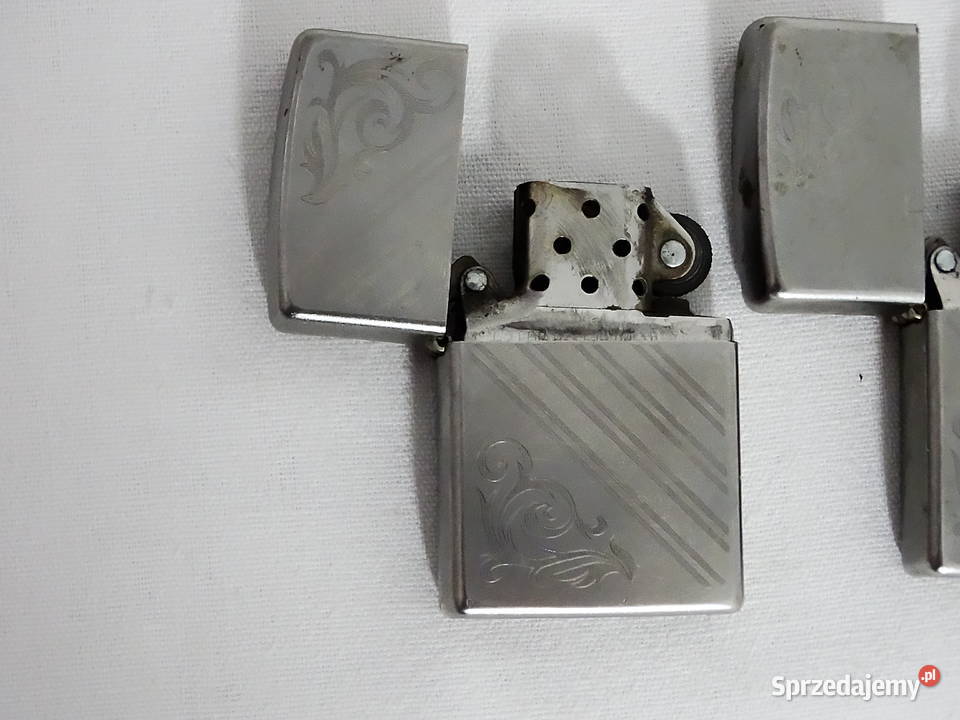 Zapalniczki benzynowe Zippo używane x 4 Biłgoraj