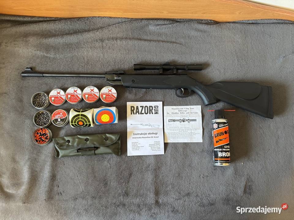 Wiatrówka klasycznie łamana 45 mm diabolo Skarżysko-Kamienna