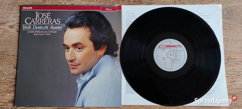 Jos Carreras Verdi Donizetti Rossini Winyl Wąbrzeźno