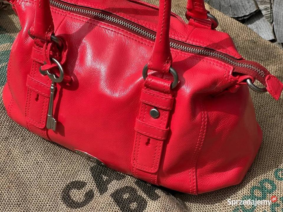 Fossil Torba Renowacji Truskawkowego Koloru Do ręki  sprzedam