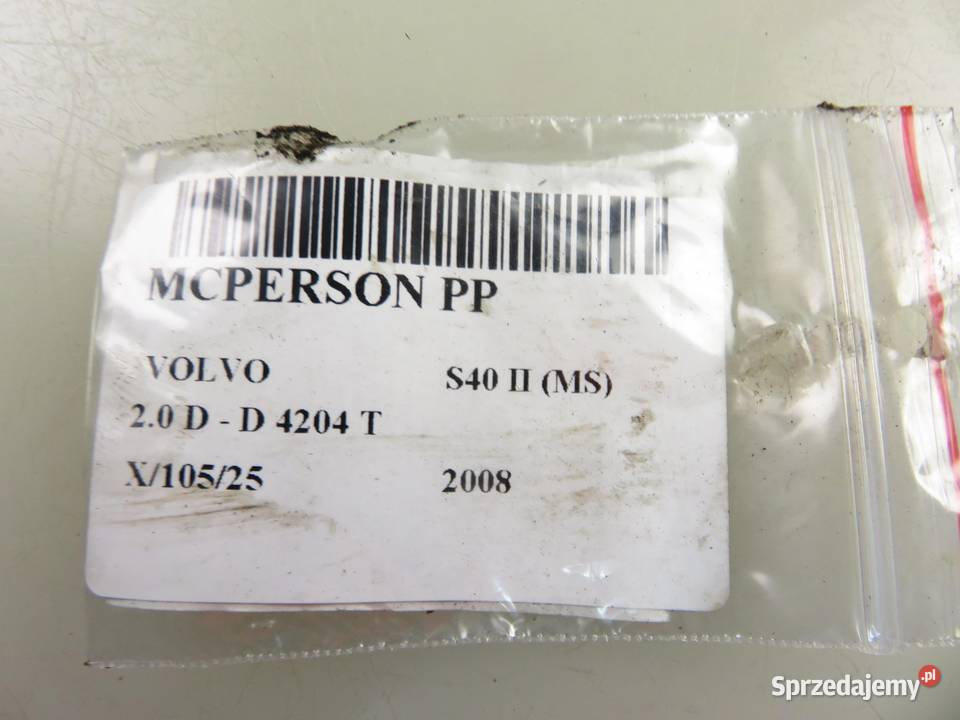 MCPERSON PRAWY PRZEDNI VOLVO S40 II