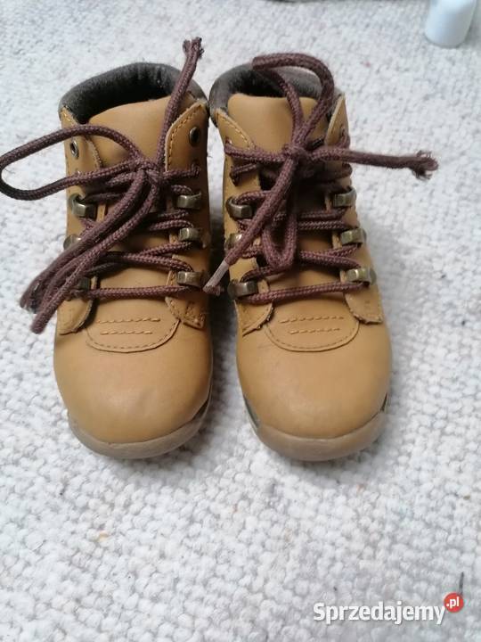 Śliczne buciki w kolorze musztardowym Warszawa