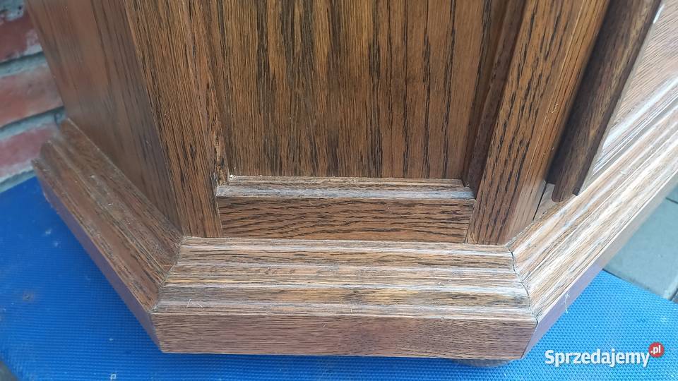 Witryna dębowa Kredens Biblioteka z półkami Gawroniec sprzedam