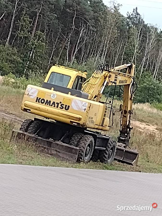 Koparka kołowa KOMATSU PW 150ES 1999 Koparki łódzkie Zgierz sprzedam