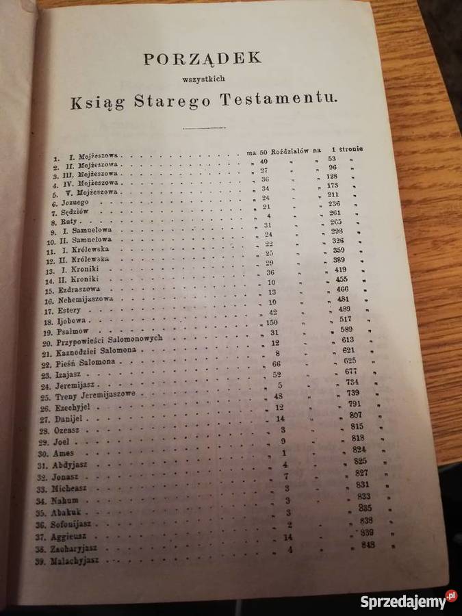 Oryginalna Biblia Święta z 1949 r Bydgoszcz