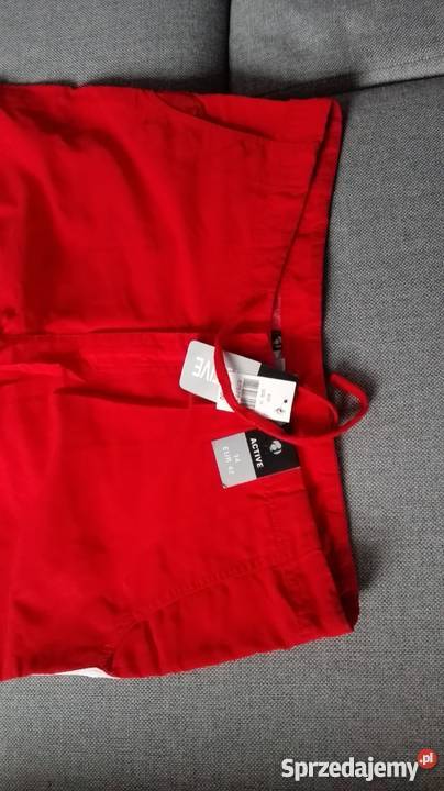 NOWE CZERWONE SPODNIE ACTIVE R42 Łódź sprzedam