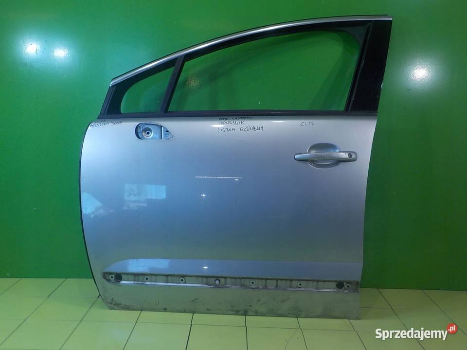 PEUGEOT 3008 I LIFT 16r 16 B 5D drzwi lewe przod Suków