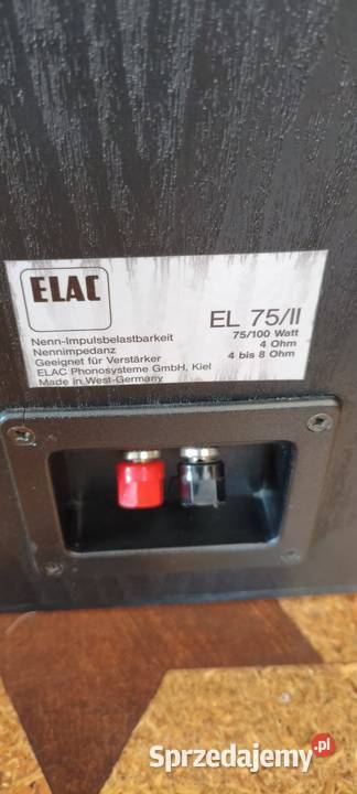 Kolumny Elac EL 75ll Elektronika mazowieckie Sochocin