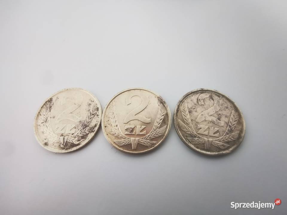 Stare monety 2 złote 1983,1985,1988 rok PRL 3 sztuki