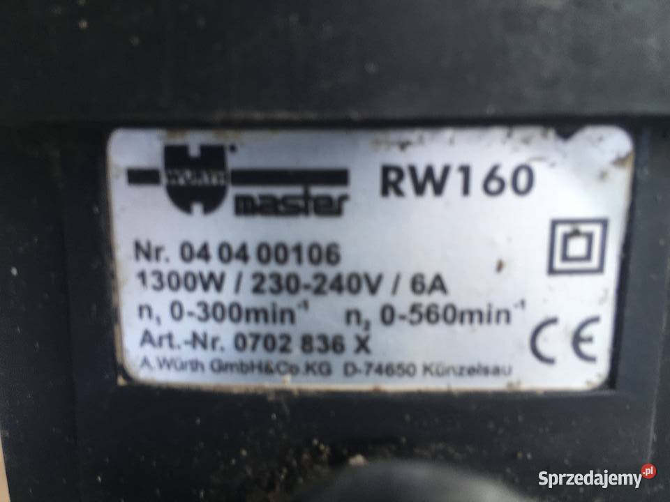 Mieszadło Wrth 1300W profesjonalne 2 biegi Gorzów Wielkopolski sprzedam