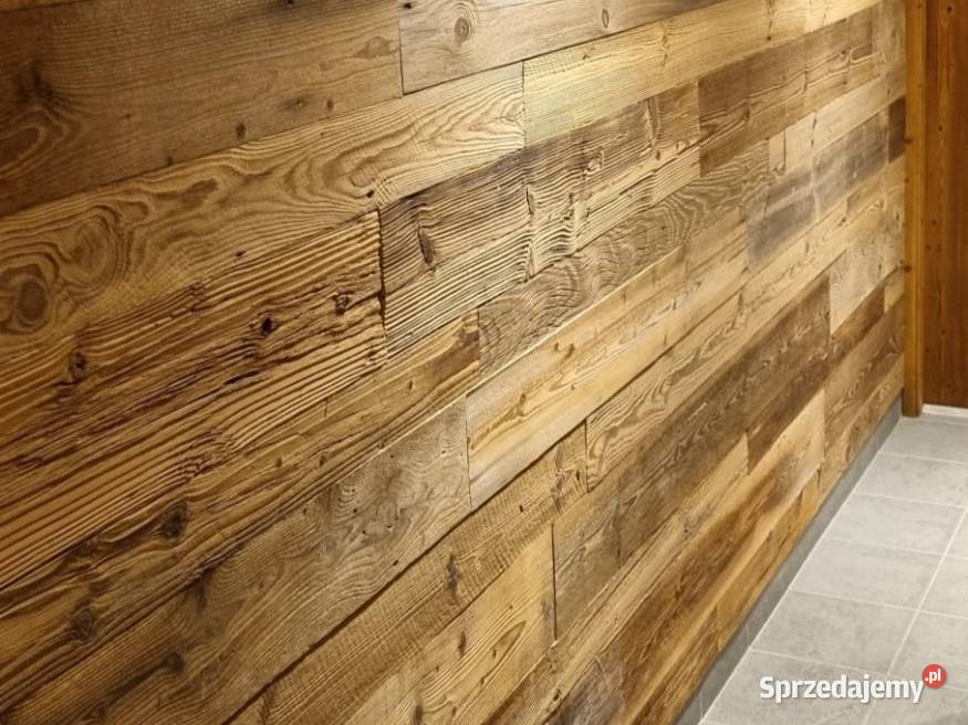 Stare drewno deski rustykalne na ścianę z Lubin