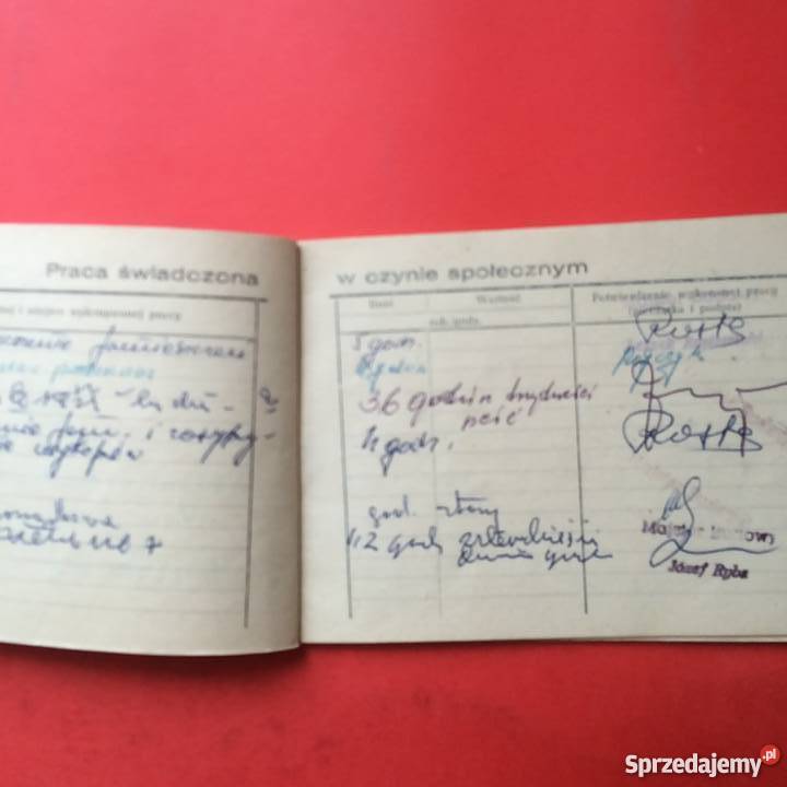 684 Książeczka Czynów Społecznych Szczecin sprzedam