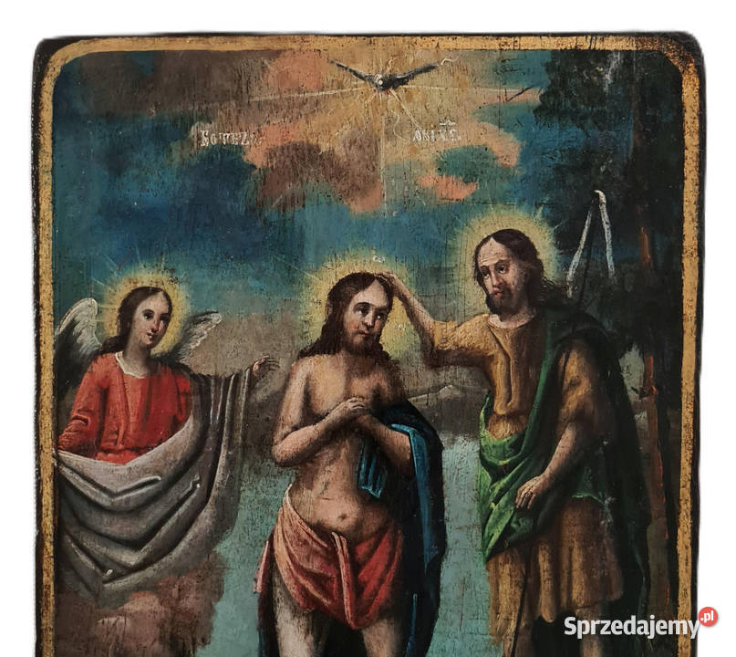 Ikona Chrzest Jezusa Chrystusa 0073 Warszawa