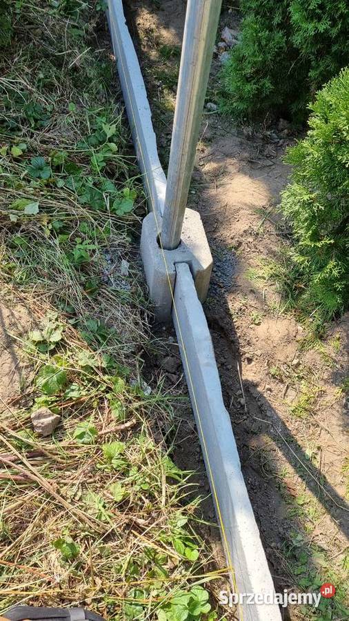 Podmurówka betonowa 25m obrzeże wzór łupek Ogród