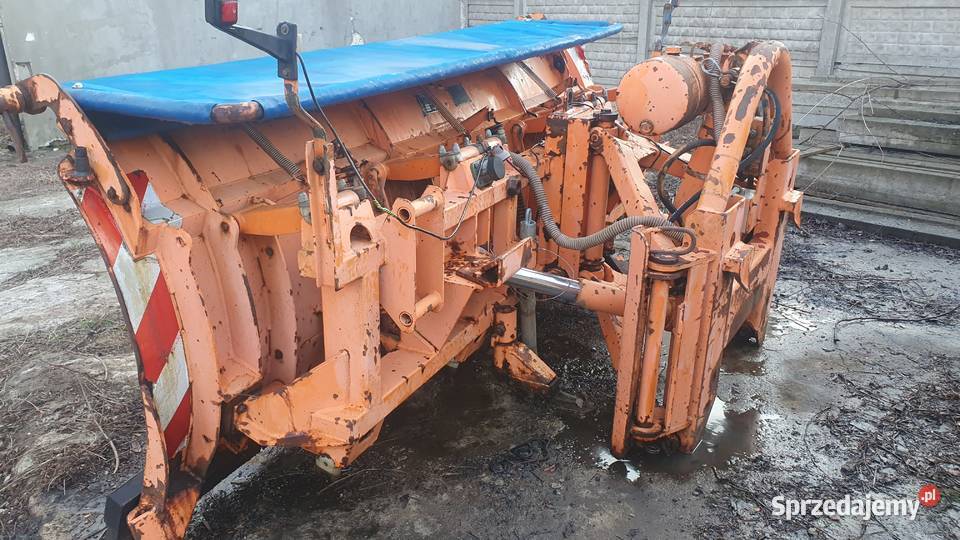 Pług do śniegu Schmidt skosowany odsnieżanie