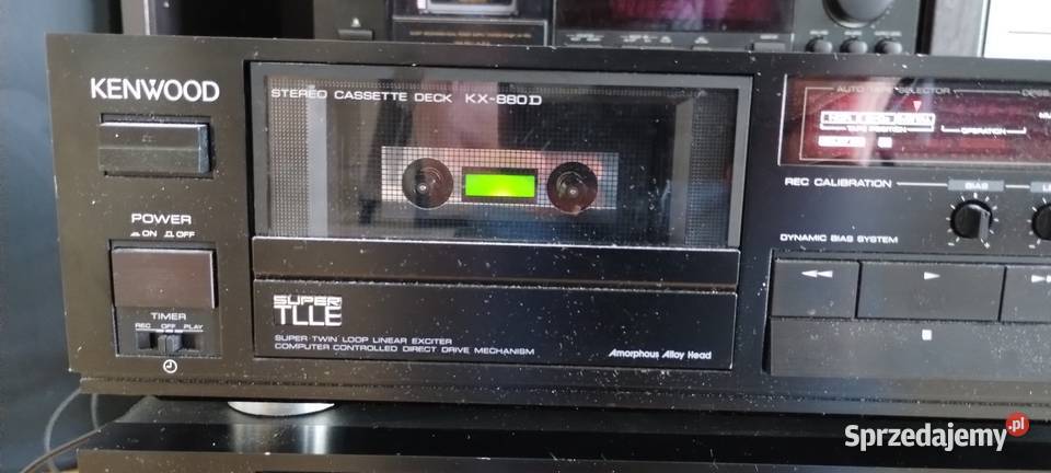 Magnetofon deck 2 głowicowy Kenwood KX880D Warszawa sprzedam