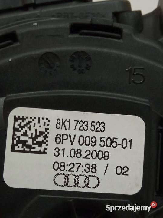 PEDAŁ POTENCJOMETR GAZU 8K1723523 Audi Q5 I 2008