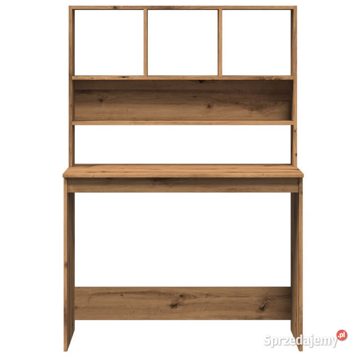 Biurko z półkami dąb Artisan 102x45x148 WM855835 mazowieckie Warszawa