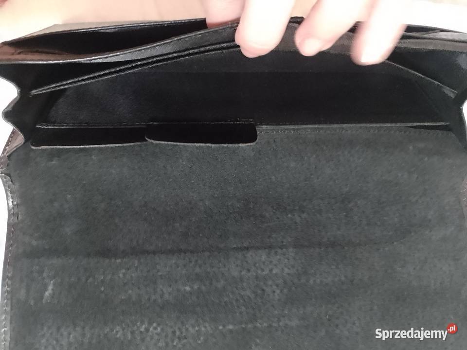 Real Leather Duży skórzany Portfel z Londynu Dla kobiet małopolskie Kraków