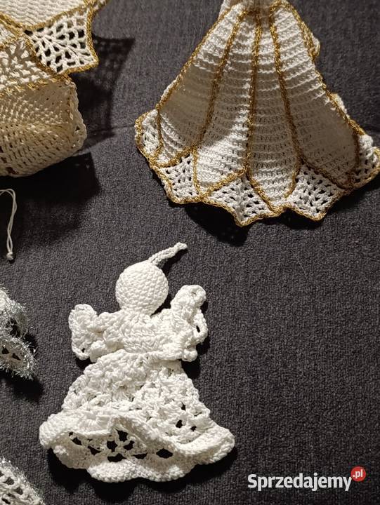 aniołki ręcznie robione ozdoby świąteczne na Poznań sprzedam