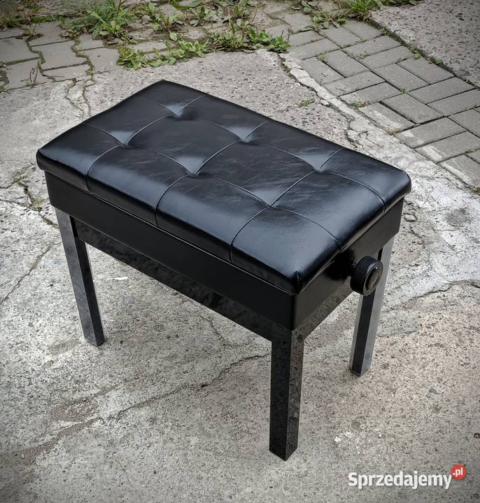 Taboret fortepianowy czarny regulowana wysokość Gorzów Wielkopolski