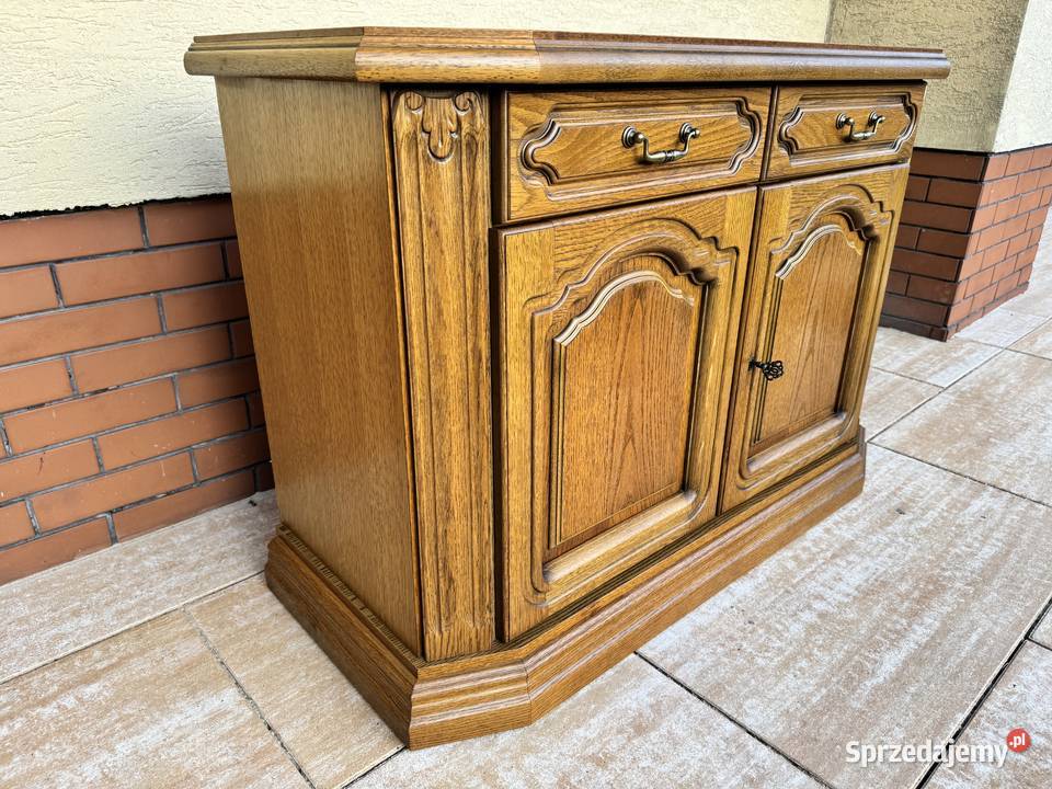 Komoda dębowa stylowa szafka bieliźniarka
