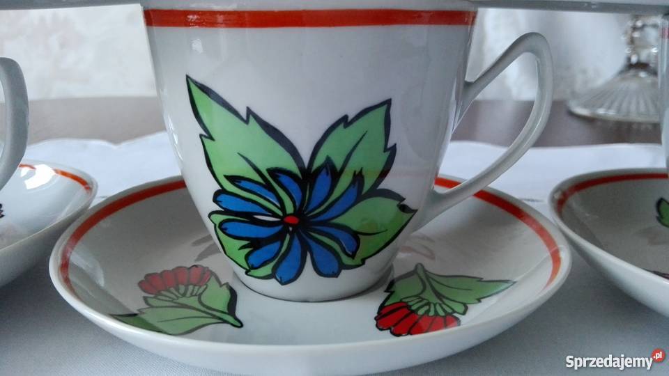 Filiżanki porcelanowe Aldona CHODZIEŻ Białystok