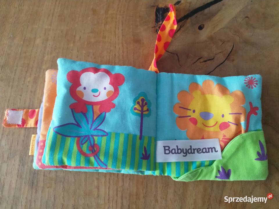 Sensoryczna miękka książeczka Babydream Żyrafa pomorskie Gdańsk