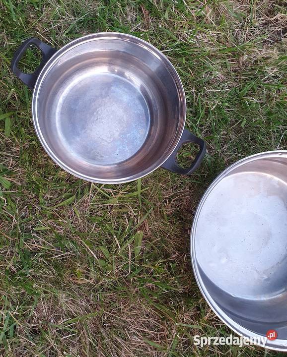Patelnie 5 garnki 4 pokrywki Łódź